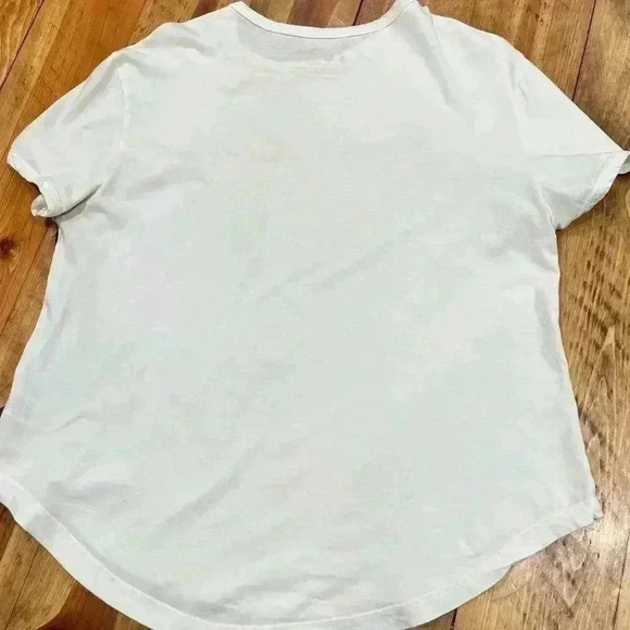 Mumu Mellow “feelin lucky” off white tee 100% organic cotton - Picture 2 of 5